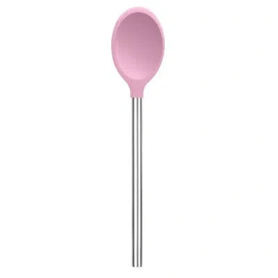 Tovolo Silicone Mixing Spoon Ss Handle Pink Sorbet