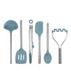 Tovolo Silicone Utensil 6 Piece Set In Blue