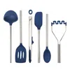 Tovolo Silicone Utensil 6 Piece Set In Blue
