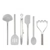 Tovolo Silicone Utensil 6 Piece Set In Silver