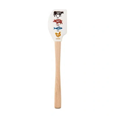 Tovolo Spatulart® Meat Temperatures Wood Handled Spatula In Printed Decal