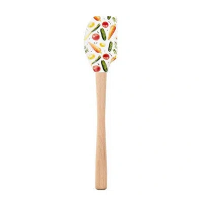 Tovolo Spatulart® Vegetable Garden Wood Handled Spatula In Printed Decal