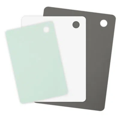 Tovolo Spectrum Diversified 3 Piece Plastic Flexible Cutting Board Set