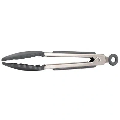 Tovolo Stainless Steel Handled Mini Turner Tongs For Cooking And Food Prep In Silver