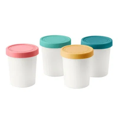 Tovolo Sweet Treats Set Of 4 6oz Tubs In Assorted
