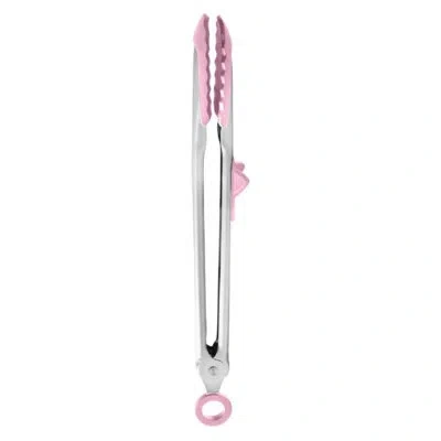 Tovolo Tip Top Tongs Silicone Pink Sorbet