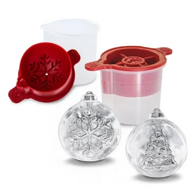 Tovolo Tree And Snow Flake Ornament Ice Cube Tray