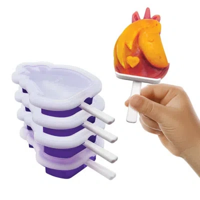 Tovolo Unicorn Stackable Pop Molds In Purple