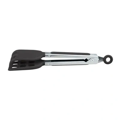 Tovolo Waffle Tongs In Stainless Steel,black