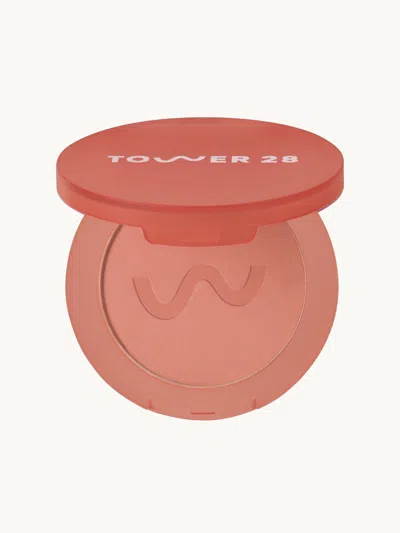 Tower 28 Beauty Getset Blur + Set Matte Powder Blush Long Beach Iced Tea