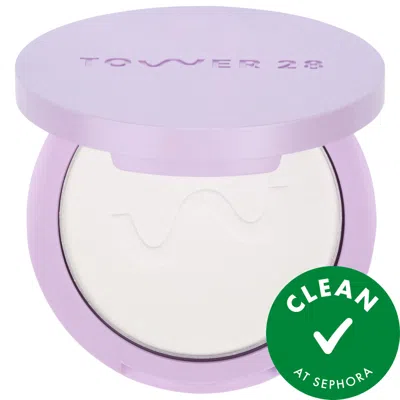 Tower 28 Beauty Getset Blur + Set Talc-free Pressed Setting Powder Translucent Trestles 0.35 oz / 10 G