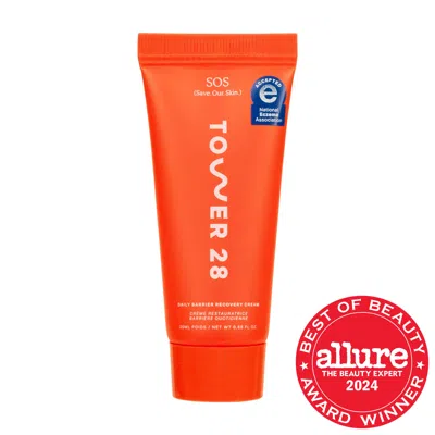 Tower 28 Beauty Mini Sos Daily Barrier Recovery Cream 0.68 Fl Oz/20ml
