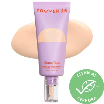 Tower 28 Beauty Sunnydays Spf 30 Tinted Sunscreen Foundation 13 La Cienega 1 oz / 30 ml