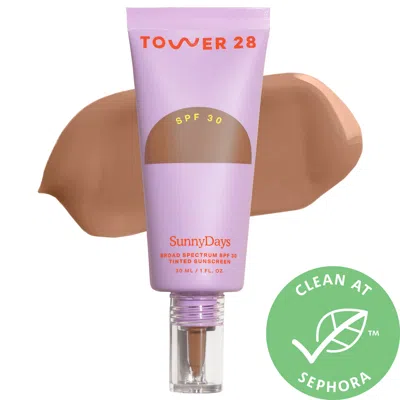 Tower 28 Beauty Sunnydays Spf 30 Tinted Sunscreen Foundation 45 Silver Lake 1 oz/ 30 ml
