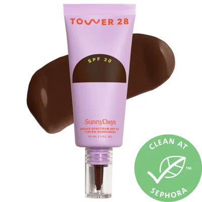Tower 28 Beauty Sunnydays Spf 30 Tinted Sunscreen Foundation 65 Topanga 1 oz/ 30 ml