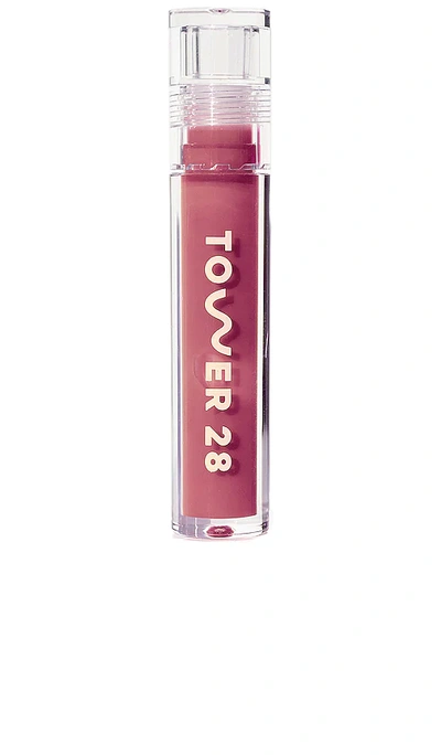 Tower 28 Shineon Milky Lip Jelly In Sesame