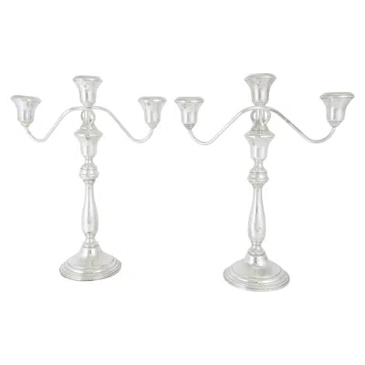 Pre-owned Towle Circa 1900  Sterling Candelabras In Multi