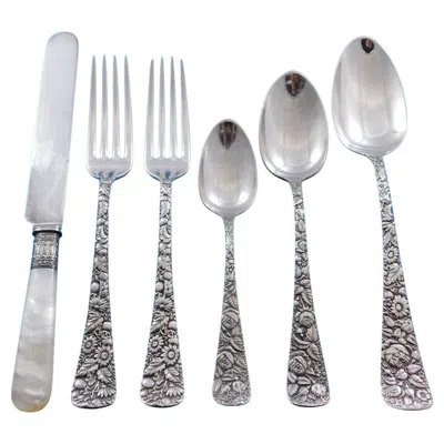 Pre-owned Towle Silversmiths Arlington By Towle Sterling Silver Flatware Set Service 50 Pieces Multi-motif