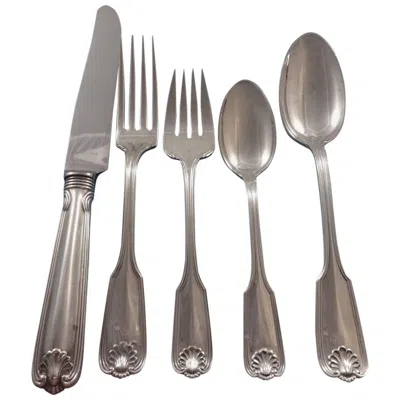 Pre-owned Towle Silversmiths Benjamin Ben Franklin By Towle Sterling Silver Flatware Set 8 Service 43 Pieces