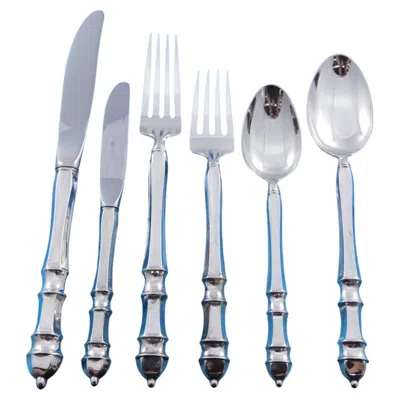 Pre-owned Towle Silversmiths Carpenter Hall By Towle Sterling Silver Flatware Service For 8 Set 56 Pieces