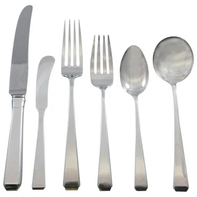Pre-owned Towle Silversmiths Craftsman By Towle Sterling Silver Flatware Set For 8 Service 48 Pieces