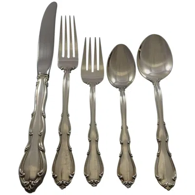 Pre-owned Towle Silversmiths Fontana By Towle Sterling Silver Flatware Set For Eight Service 40 Pieces New