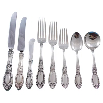 Pre-owned Towle Silversmiths King Richard By Towle Sterling Silver Flatware Set 12 Service 108 Pc Dinner Size