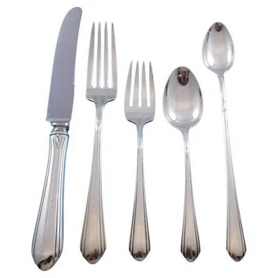 Pre-owned Towle Silversmiths Lady Diana By Towle Sterling Silver Flatware Set For 8 Service 48 Pieces Dinner