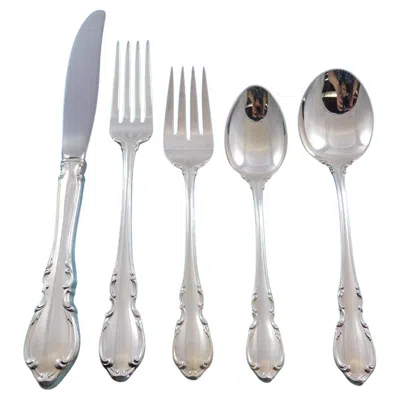 Pre-owned Towle Silversmiths Legato By Towle Sterling Silver Flatware Set For 12 Service 60 Pieces