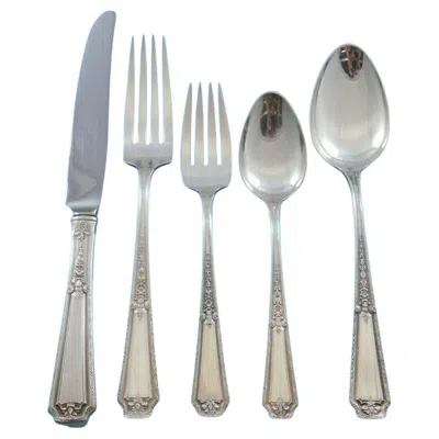 Pre-owned Towle Silversmiths Louis Xiv By Towle Sterling Silver Flatware Set For 12 Service 70 Pieces
