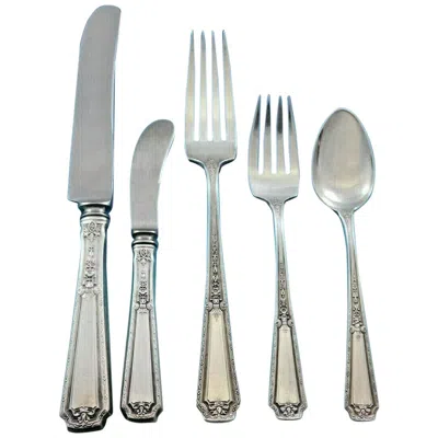 Pre-owned Towle Silversmiths Louis Xiv By Towle Sterling Silver Flatware Set For 12 Service Dinner 65 Pieces