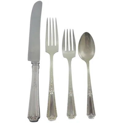 Pre-owned Towle Silversmiths Louis Xiv By Towle Sterling Silver Flatware Set For 12 Service, Huge 146 Pieces