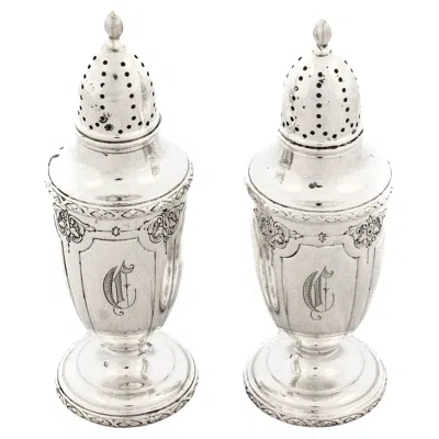 Pre-owned Towle Silversmiths Sterling Silver Salt Shakers