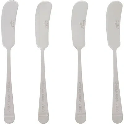 Towle Silversmiths Towle Living Expressions Cheese Spreader, Stainless Steel
