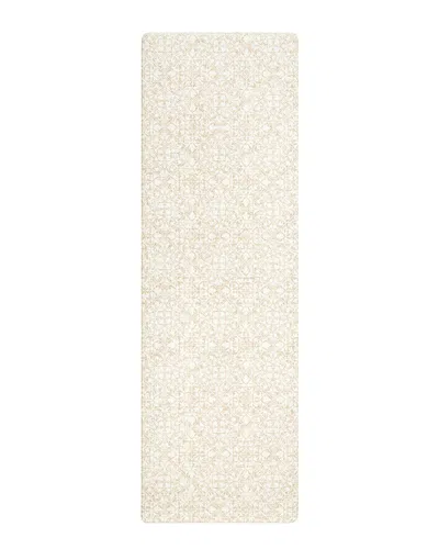 Town & Country Basics Comfort Vintage Medallion Tile Anti Fatigue Mat In Beige