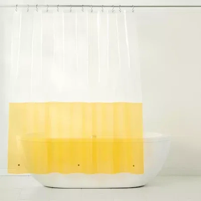 Town & Country Ciara Yellow Shower Curtain