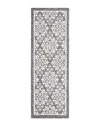 Town & Country Everyday Everwashª Tufted Damask Medallion Multi-use Decorative  Rug In Grey