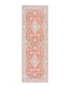 Town & Country Luxe Everwashª Woven New Vintage Multi-use Decorative Rug In Coral
