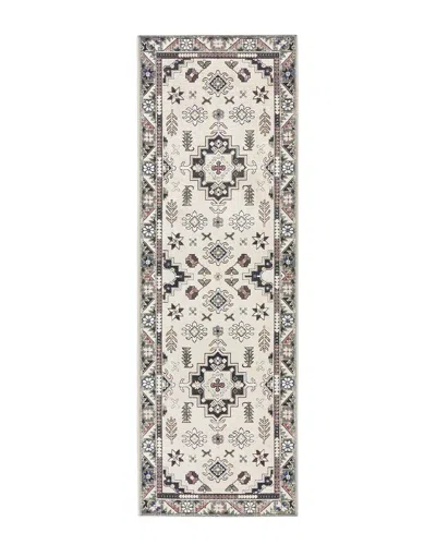 Town & Country Luxe Everwashª Woven New Vintage Multi-use Decorative Rug In Gray