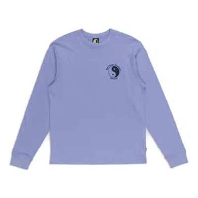 Town & Country Surf Designs Logo Ls T-shirt In Lavender