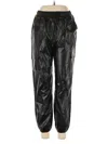 Towne Faux Leather Pants In Black