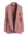 Toy G. Woman Blazer Antique Rose Size 6 Viscose, Nylon, Elastane