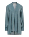 Toy G. Woman Cardigan Deep Teal Size L Viscose, Polyester, Elastane In Green