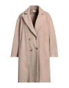 Toy G. Woman Coat Beige Size 10 Polyester, Viscose