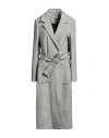 Toy G. Woman Coat Light Grey Size 10 Polyester In Grey