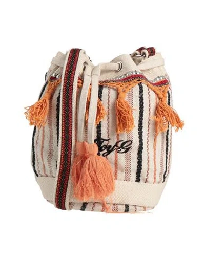 Toy G. Woman Cross-body Bag Beige Size - Cotton, Polyester In Sand