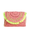 Toy G. Woman Cross-body Bag Salmon Pink Size - Natural Raffia