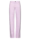 Toy G. Woman Jeans Lilac Size 10 Cotton In Purple