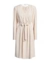 Toy G. Woman Midi Dress Beige Size L Polyester