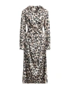 Toy G. Woman Midi Dress Beige Size M Polyester In Beige